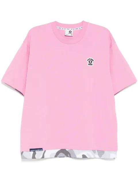moonface logo T-shirt by BAPE