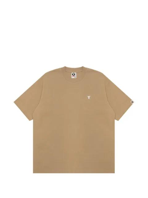 moonface logo patch T-shirt by BAPE