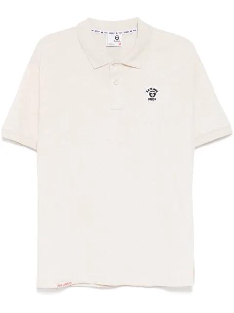 moonface logo polo shirt by BAPE