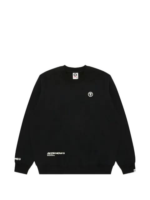 moonface logo sweatshirt by BAPE