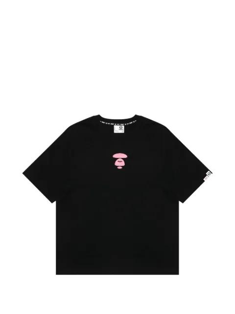 moonface patch bear-print t-shirt by BAPE