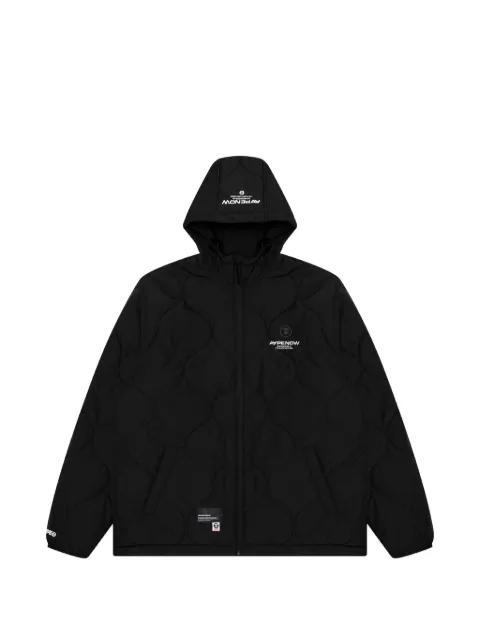 moonface patch quilted jacket by BAPE