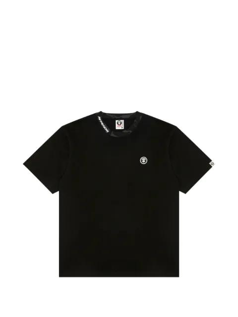 moonface-print T-shirt by BAPE