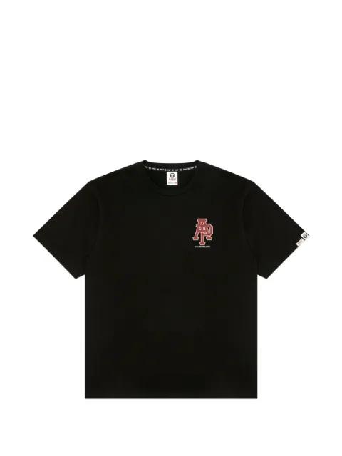 moonface print T-shirt by BAPE