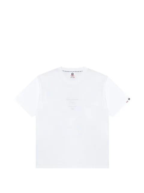 moonface-print T-shirt by BAPE