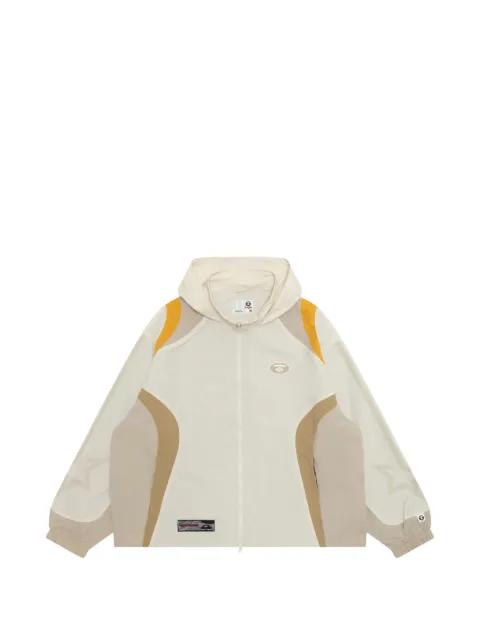 panelled hoodied jacket by BAPE