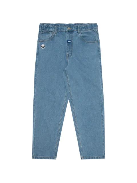 patch relaxed trousers by BAPE