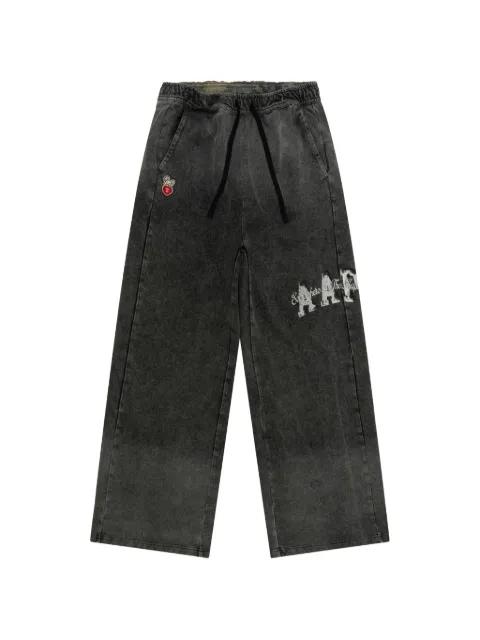 patch trousers by BAPE