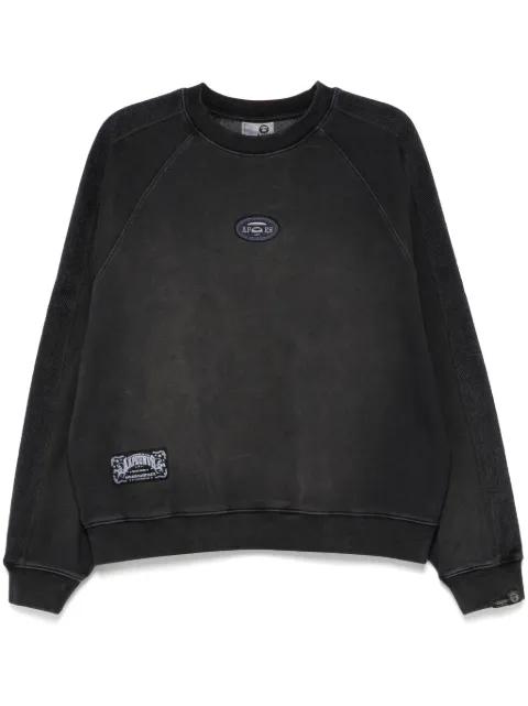patched sweatshirt by BAPE
