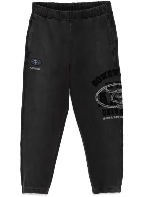 patched track pants by BAPE