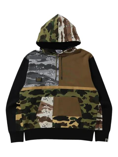 patchwork pullover hoodie by BAPE