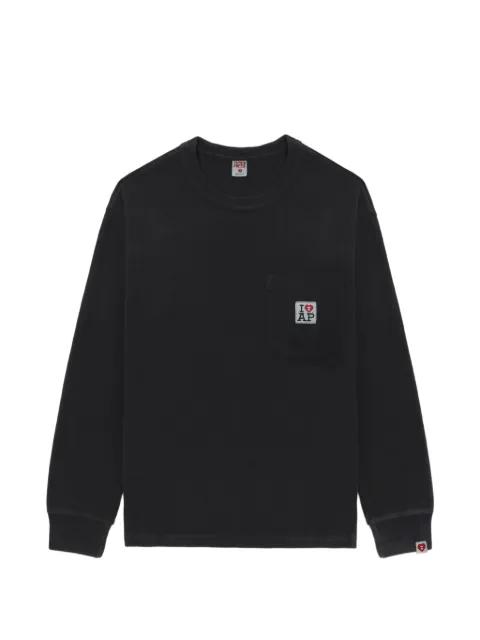 pocket long-sleeve T-shirt by BAPE