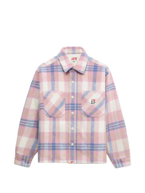 pocket plaid shirt by BAPE