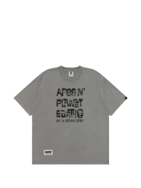print T-shirt by BAPE