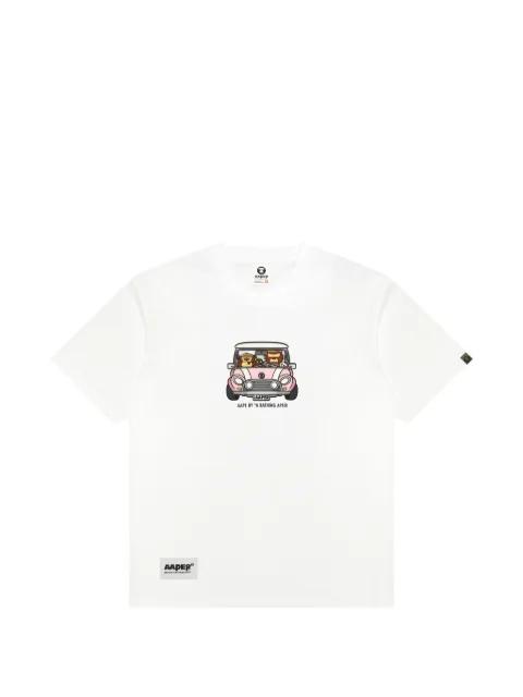 print T-shirt by BAPE