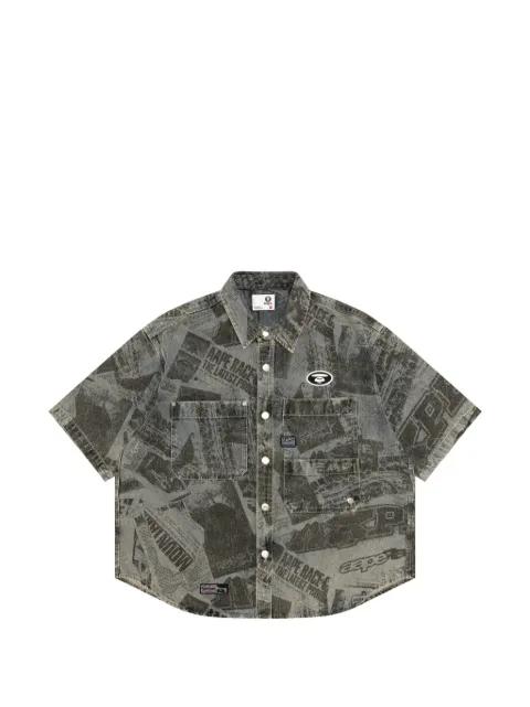 print short-sleeve shirt by BAPE