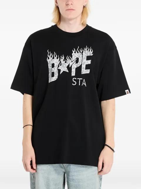 printed T-shirt by BAPE