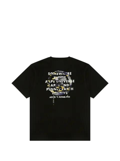 printed T-shirt by BAPE