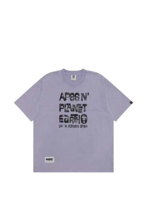 printed T-shirt by BAPE