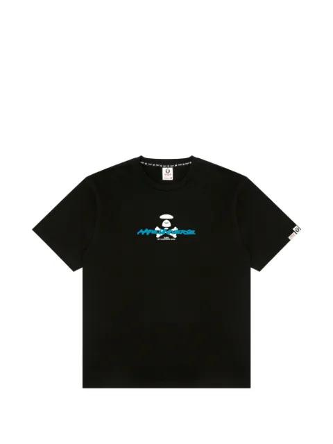 printed T-shirt by BAPE
