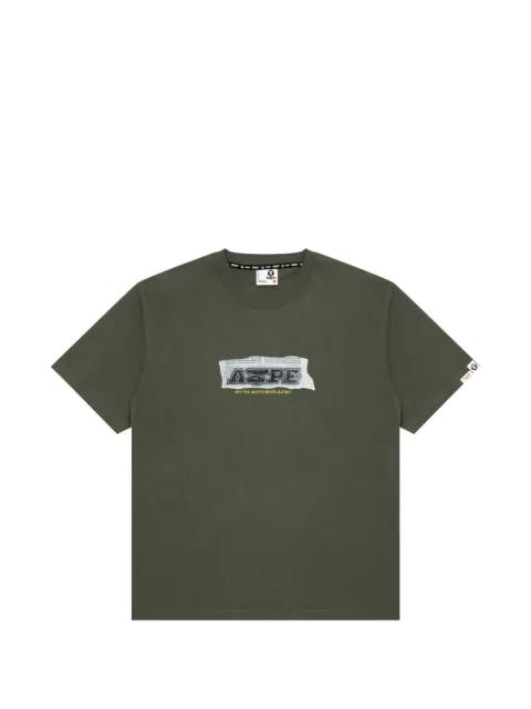 printed T-shirt by BAPE