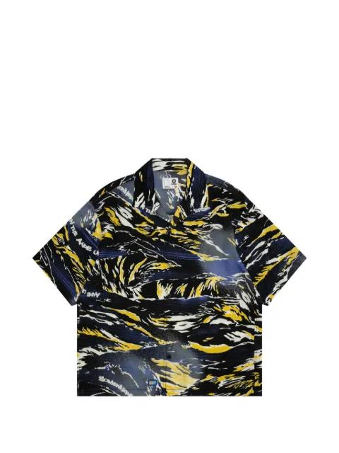 printed short-sleeved shirt by BAPE