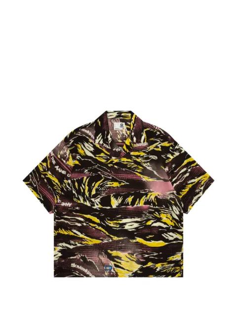 printed short-sleeved shirt by BAPE