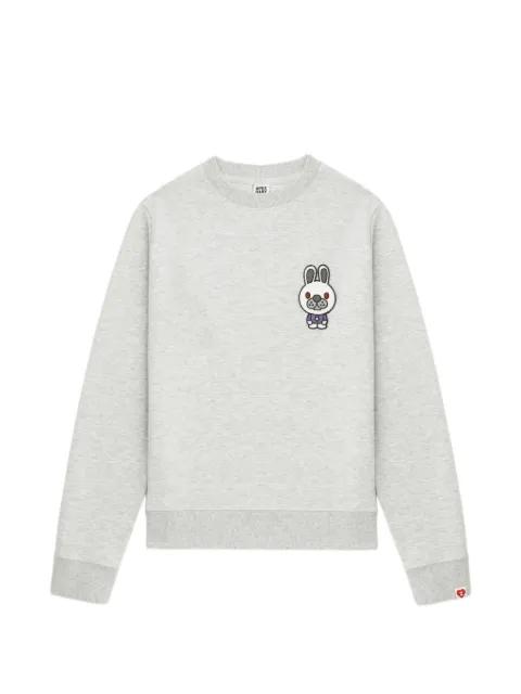 rabbit appliqué sweater by BAPE