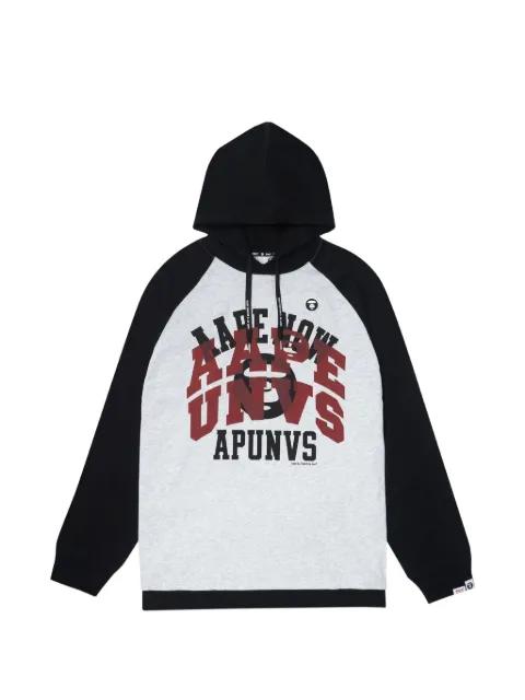 raglan-sleeve hoodie by BAPE