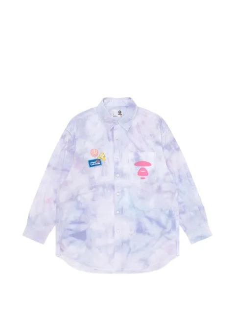 relaxed tie-dye shirt by BAPE