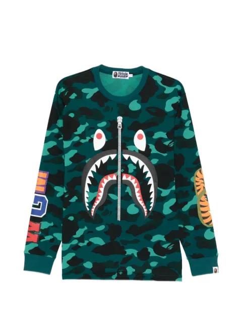 round-neck pattern sweatshirt by BAPE