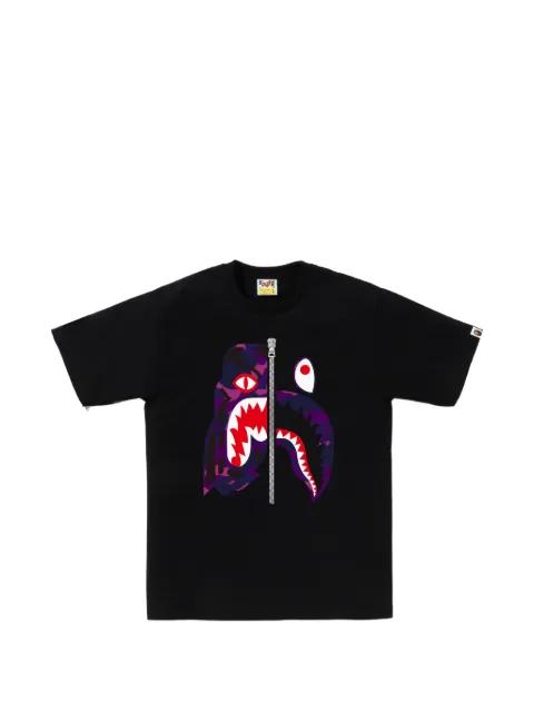 shark graphic-print T-shirt by BAPE