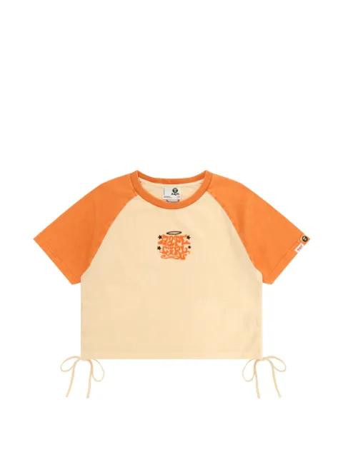 short-sleeve side-tie T-shirt by BAPE