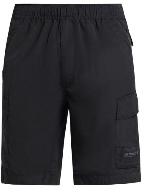 slogan print bermudas by BAPE