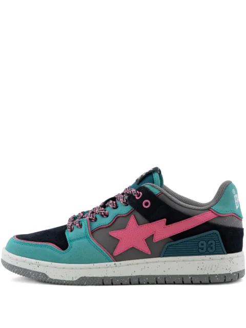 star appliqué oxford shoes by BAPE