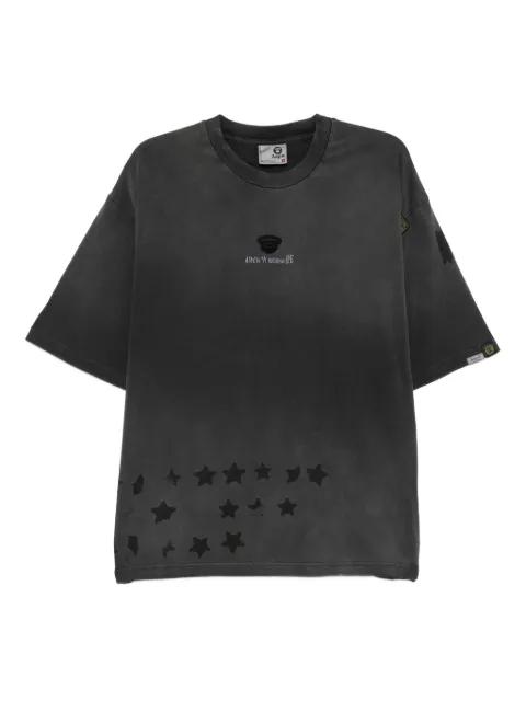 star-embroidered t-shirt by BAPE