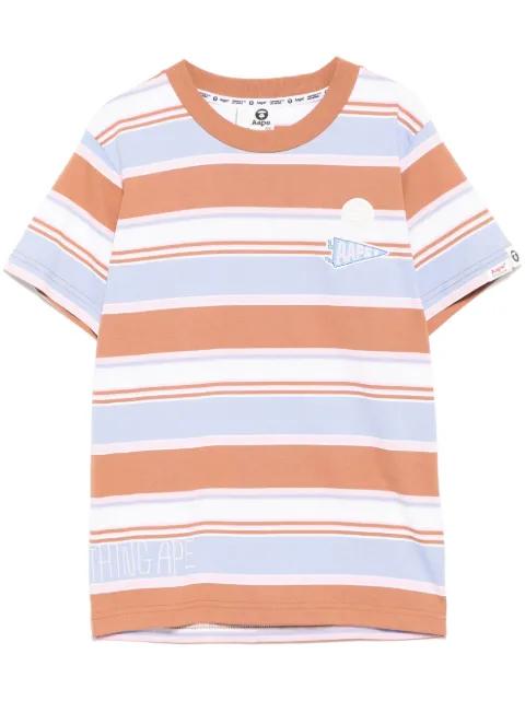 striped T-shirt by BAPE