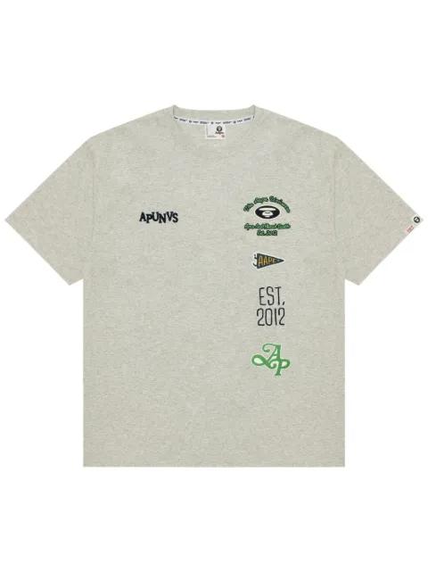 text-print T-shirt by BAPE