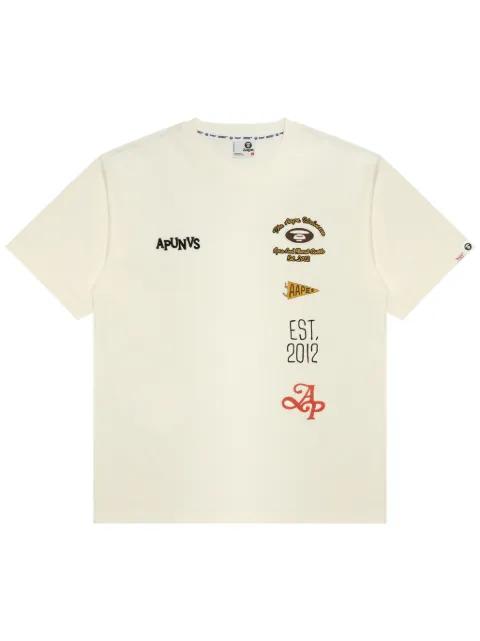 text-print T-shirt by BAPE