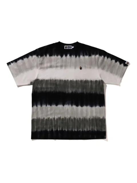 tie-dye logo-embroidered T-shirt by BAPE