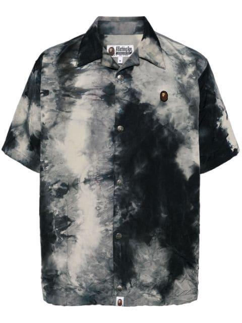 tie-dye short-sleeve shirt by BAPE