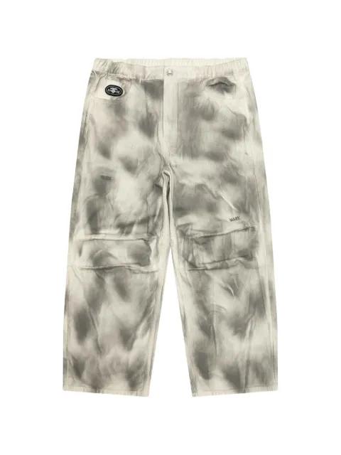 tie-dye trousers by BAPE