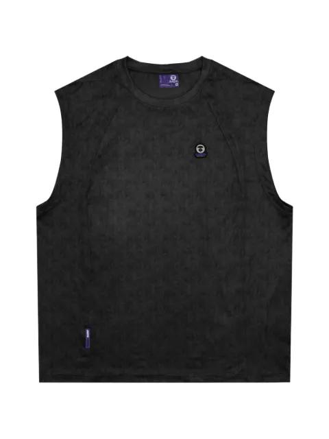 tonal stitching vest by BAPE