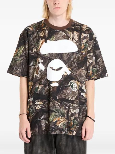 tree edge camouflage ape face T-shirt by BAPE