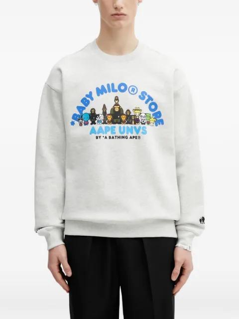 x Baby Milo Store AAPEUNVS crew neck sweatshirt by BAPE