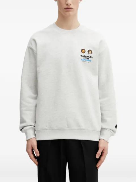 x Baby Milo Store AAPEUNVS logo patch sweatshirt by BAPE