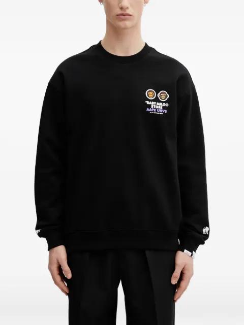x Baby Milo Store AAPEUNVS logo patch sweatshirt by BAPE