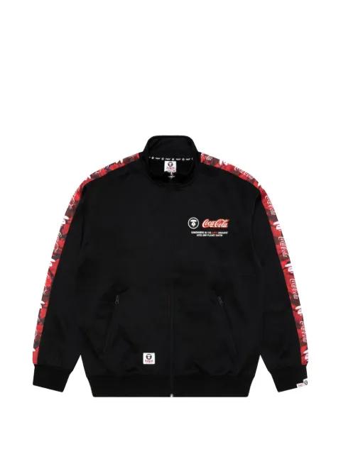 x Coca-Cola Moonface camo-tape sweatshirt by BAPE