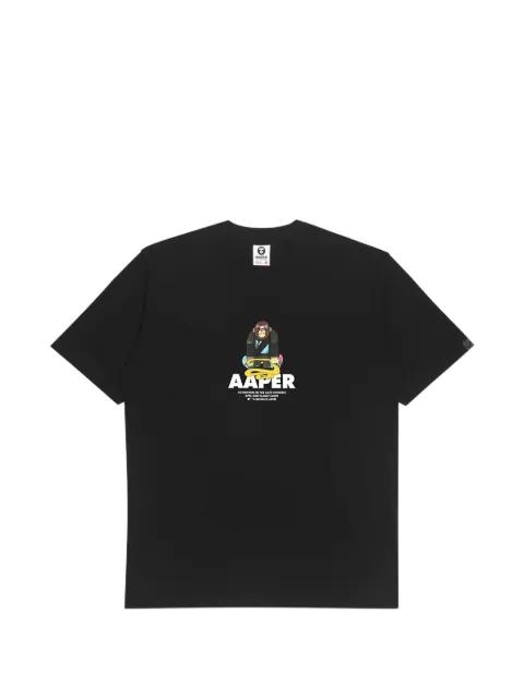 x Erik Inkala AAPER Aldo graphic-print T-shirt by BAPE