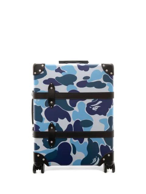 x Globe-Trotter camouflage-pattern holdall by BAPE